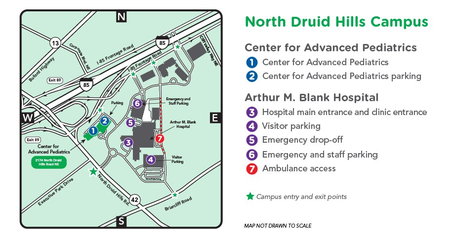 North Druid Hills Campus Map