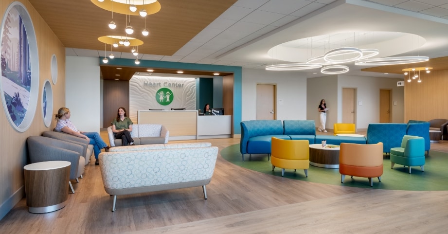 Arthur M Blank Hospital Heart Center waiting room