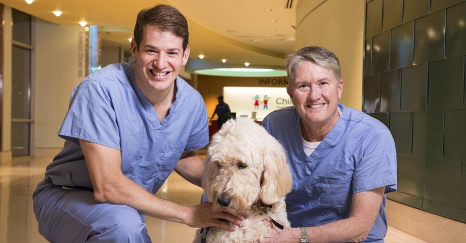 Dr. Fletcher, Dr. Bruce and Sophie 