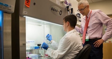 Dr. MacDonald researching brain tumors