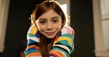 Girl with arrhythmia at home