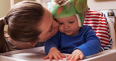 cranial remolding helmet band wear and care parent and baby