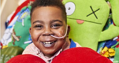 dylan recovering from pediatric heart transplant