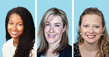 Kendrick, Nathalie and Mary Lauren headshots