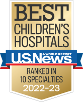 US News - Best Children's Hospital Badge