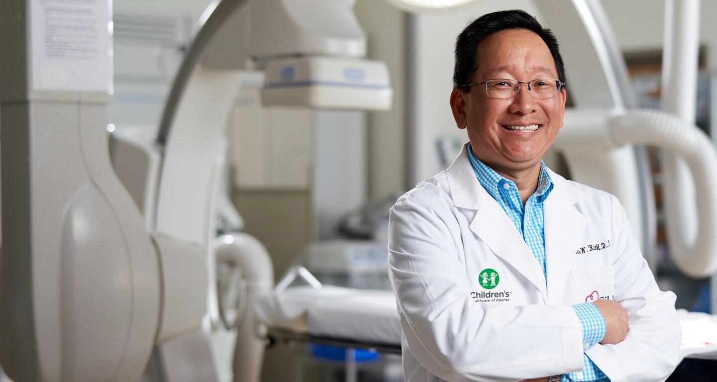 Cardiac doctor smiling