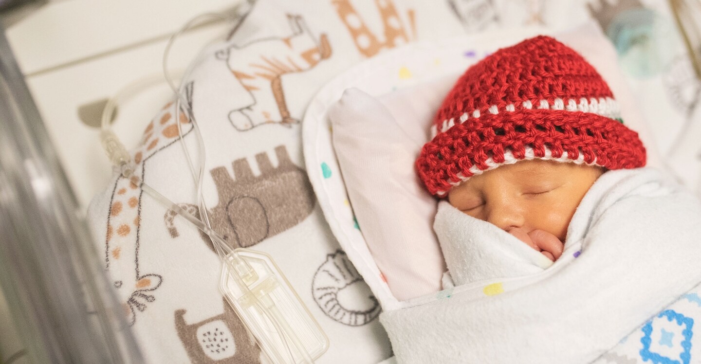 Infant child in the NICU