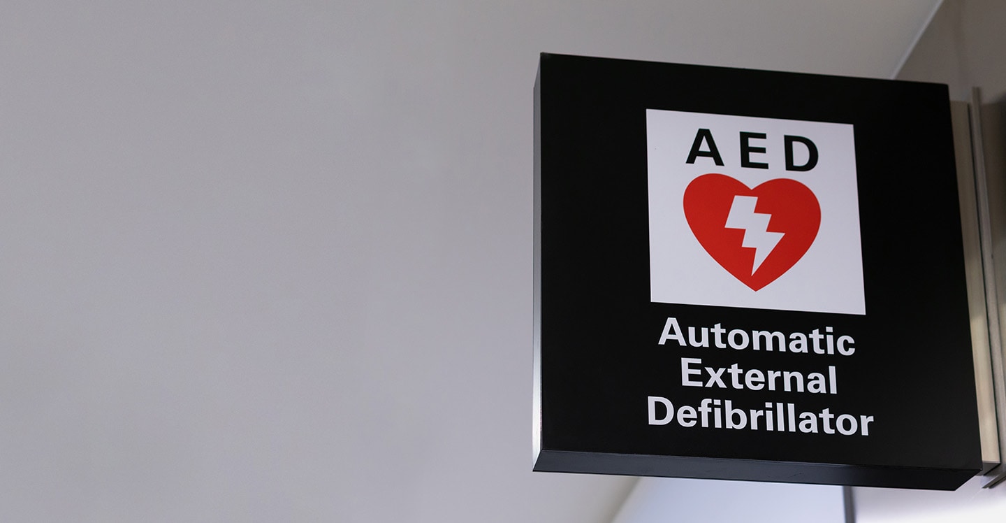 AED sign