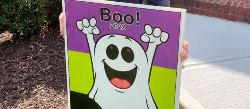 Boo sign