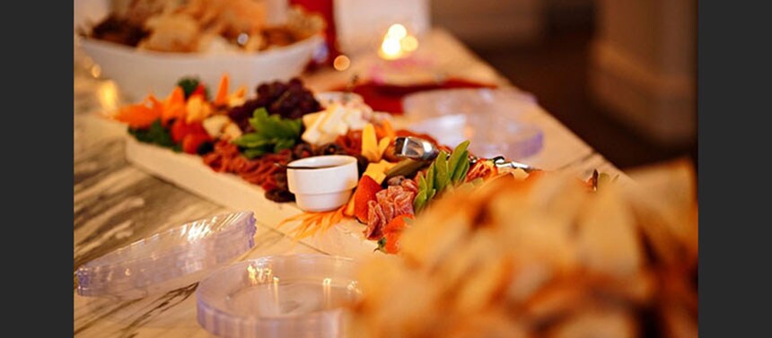 Vegetable appetizer platter