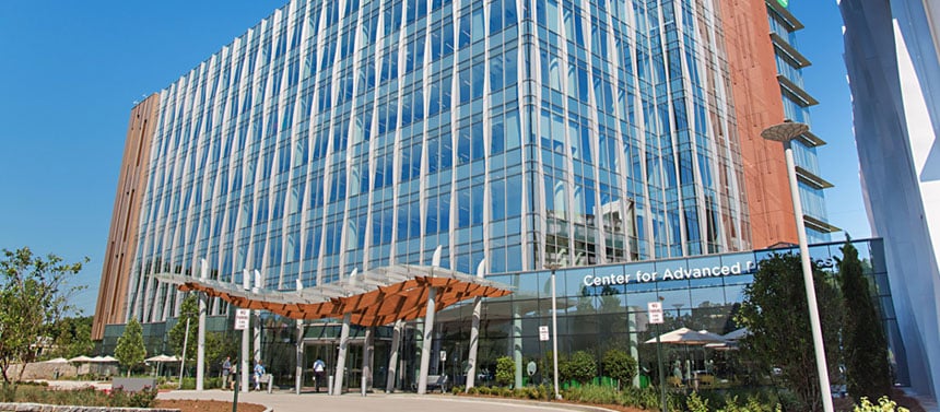 Exterior of the Center for Advanced Pediatrics