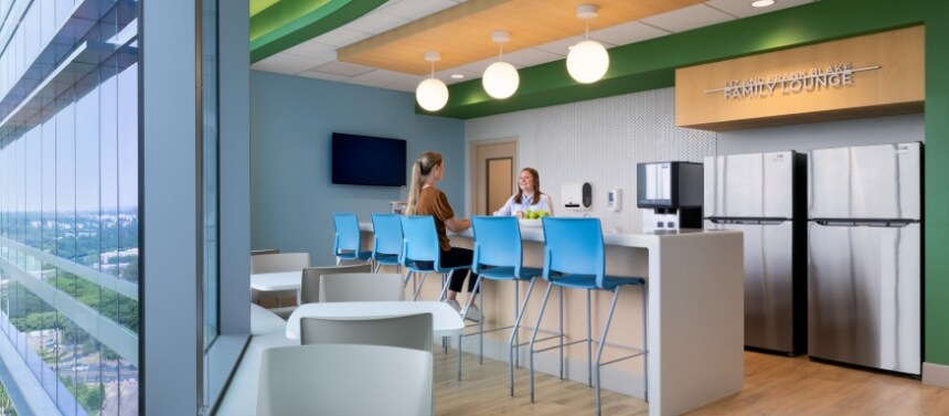 Heart Center meal preparation room