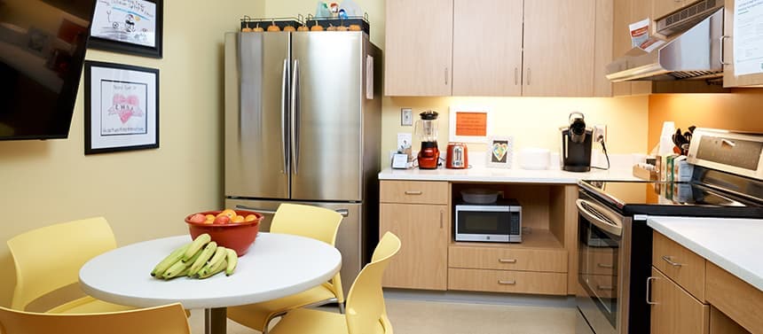 kitchen area in hospital 