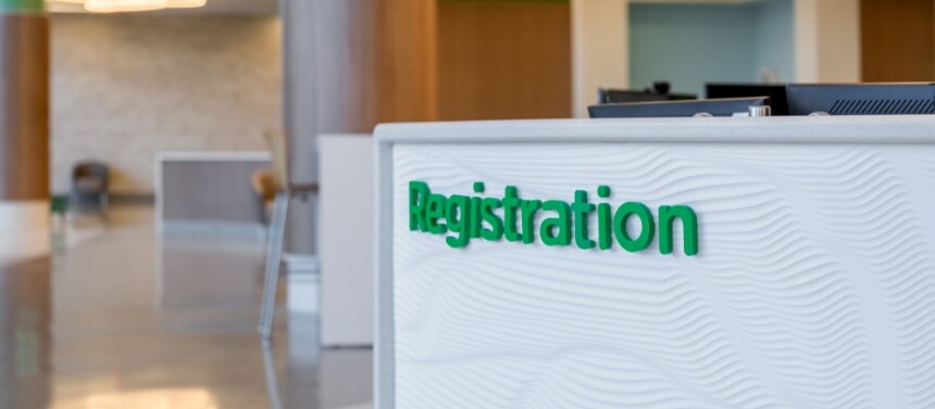 Arthur M Blank registration desk