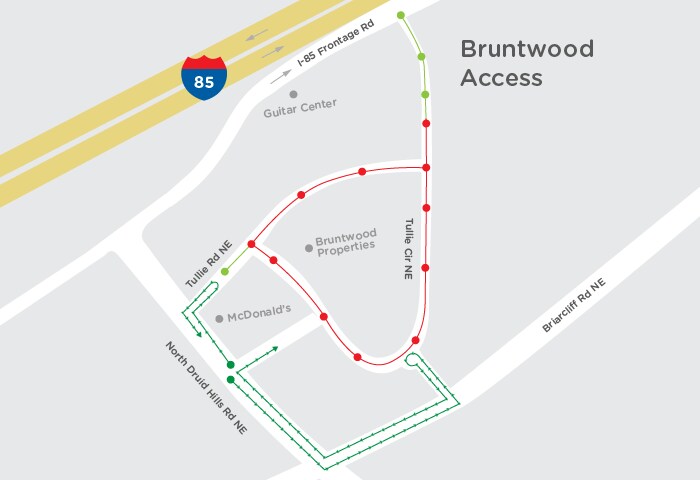 feburary 2020 tullie circle traffic flow