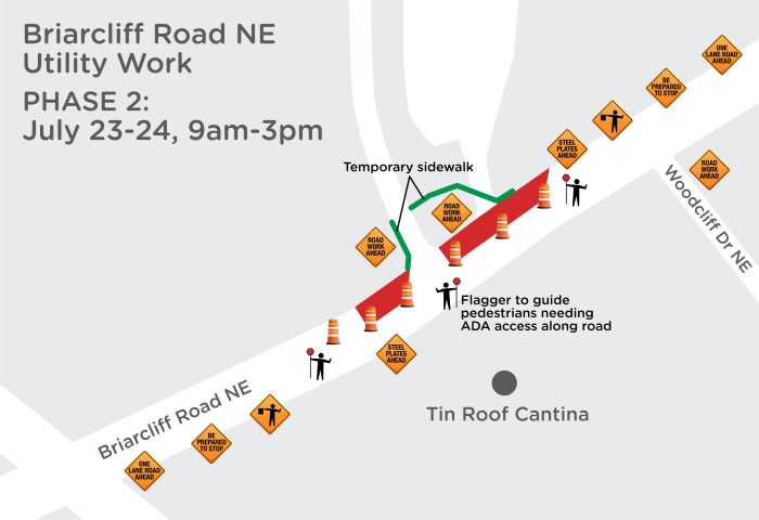 construction traffic update