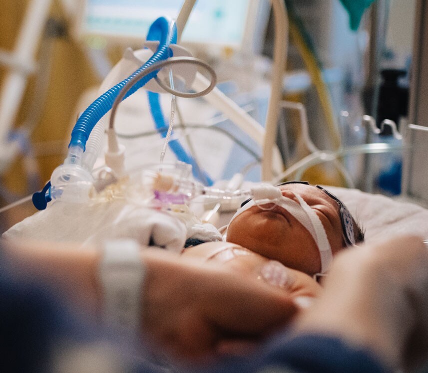baby nicu patient fighting pediatric sickness