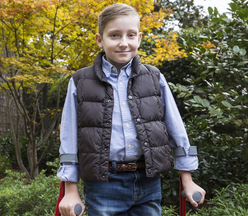 spina bifida patient smiling