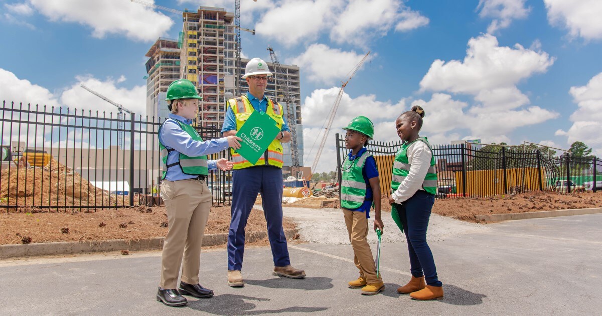 Topping Out Ceremony Marks Major Milestone for Arthur M Blank Hospital