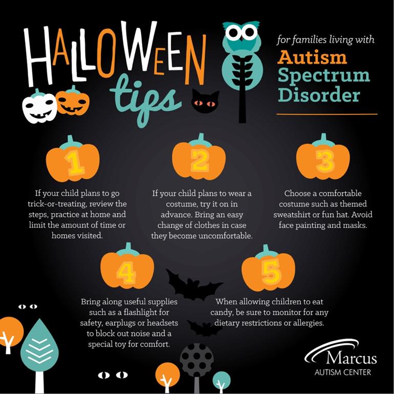 halloween tips for families living with asd