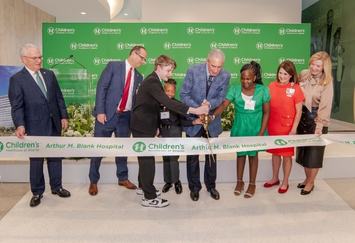 Arthur M Blank hospital ribbon cutting